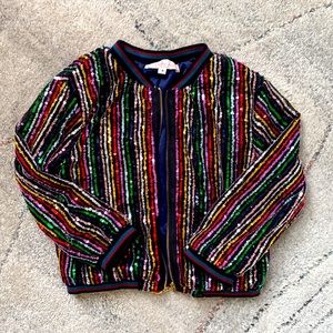 Multicolored Sequined Jacket size 4